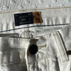 J Crew White Denim Jeans 31/32